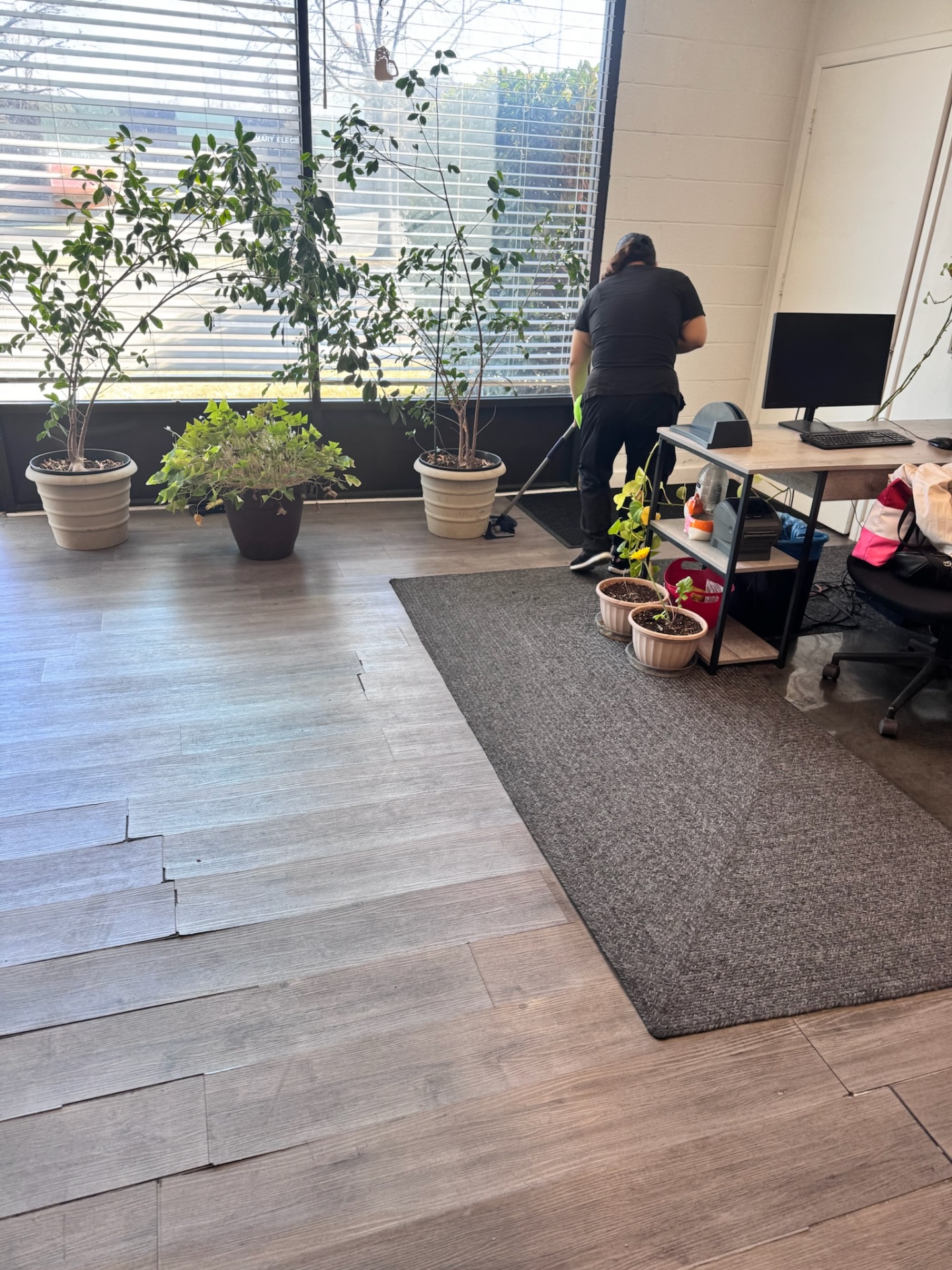 Office Floor — Mop & Detail