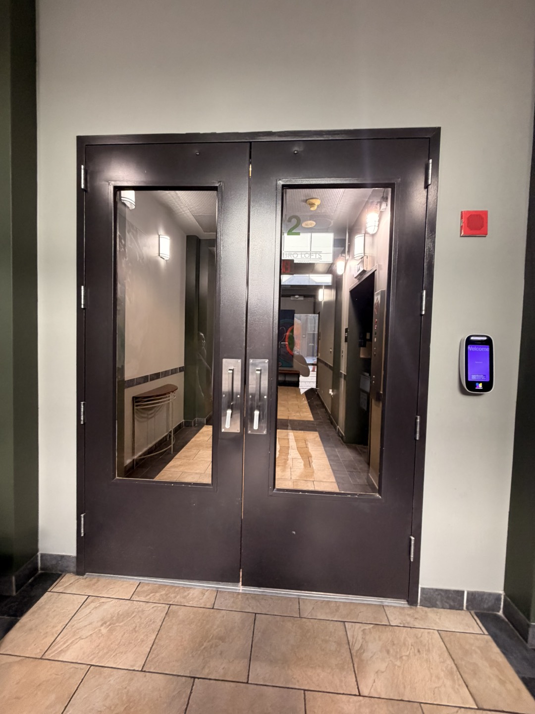 Lobby Glass Doors